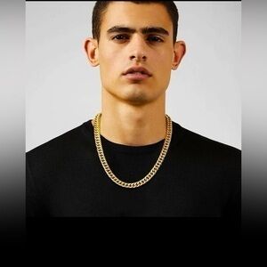 18k Gold 24” Chain Necklace